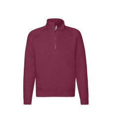Sweat manches raglan col zippé vierge ou à personnaliser