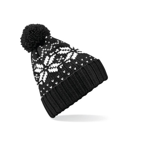 Bonnet avec pompon vierge ou à personnaliser - Express et pas cher
