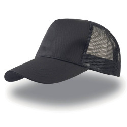 Casquette 5 pans style trucker en coton vierge ou avec votre logo