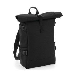Sac à dos coloré avec rabat enroulable vierge ou avec votre logo