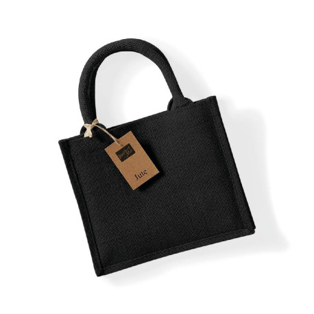 Petit sac en toile de jute vierge ou à personnaliser - Express et pas cher