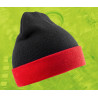 Bonnet en polyester recyclé avec rabat contrasté personnalisé
