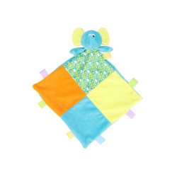 Doudou avec hochet personnalisé