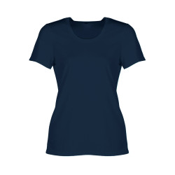 Tee-shirt respirant femme sans étiquette de marque vierge ou à pe