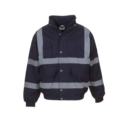 Veste bomber haute visibilité vierge ou à personnaliser - Express et pas cher