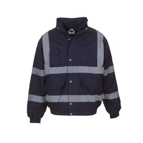 Veste bomber haute visibilité vierge ou à personnaliser - Express et pas cher