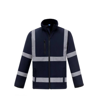 Veste Softshell haute visibilité vierge ou avec votre logo