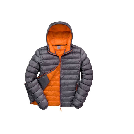 Blouson homme doudoune à capuche vierge ou avec votre logo