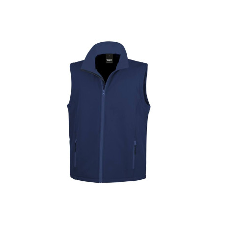 Bodywarmersoftshell imprimable homme personnalisé de haute qualité