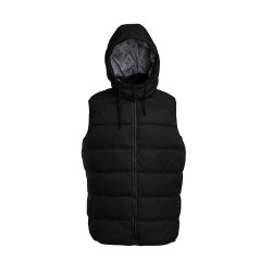 Bodywarmer doudoune homme avec capuche vierge ou avec votre logo
