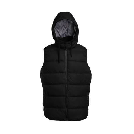 Bodywarmer doudoune homme avec capuche vierge ou avec votre logo