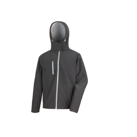 Veste Softshell homme à capuche vierge ou à personnaliser - Express et pas cher