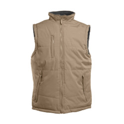 Bodywarmer matelassé et polaire vierge ou avec votre logo