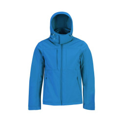 Veste Softshell homme à capuche vierge ou à personnaliser