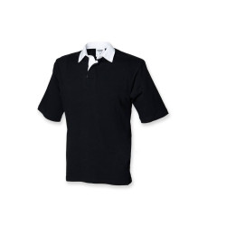 Polo rugby manches courtes vierge ou à personnaliser