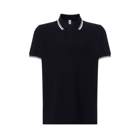 Polo homme contrasté vierge ou à personnaliser