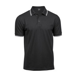Polo homme col et manches contrastés vierge ou à personnaliser