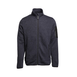 Veste polaire tricotée homme vierge ou à personnaliser