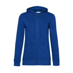 Sweat capuche zippé organique femme vierge ou à personnaliser