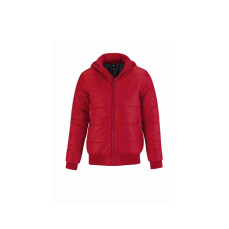 Blouson doudoune capuche homme vierge ou avec votre logo