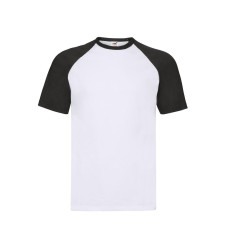 Tee-shirt baseball manches courtes vierge ou à personnaliser - Express et pas cher