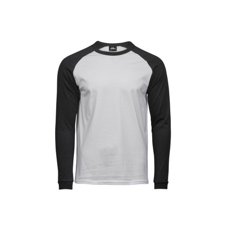 T-shirt baseball manches longues vierge ou à personnaliser - Express et pas cher