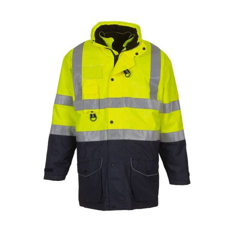 Parka 7 en 1 haute visibilité vierge ou avec votre logo