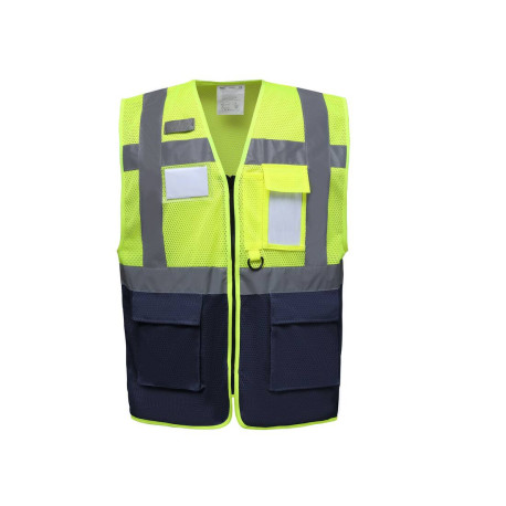 Gilet haute visibilité maille filet vierge ou à personnaliser