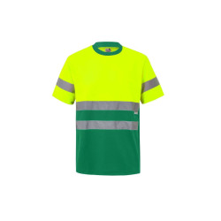 T-Shirt Technique Bicolore Haute Visibilité vierge ou à personnal