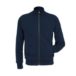 Sweat homme grand zip vierge ou à personnaliser