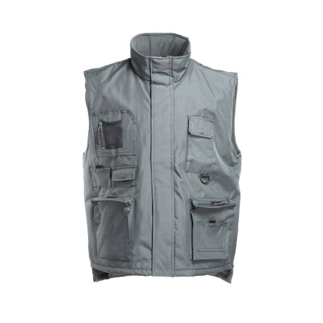 Bodywarmer multi-poches doublé polaire vierge ou à personnaliser