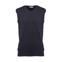 Pull sans manche col V vierge ou à personnaliser