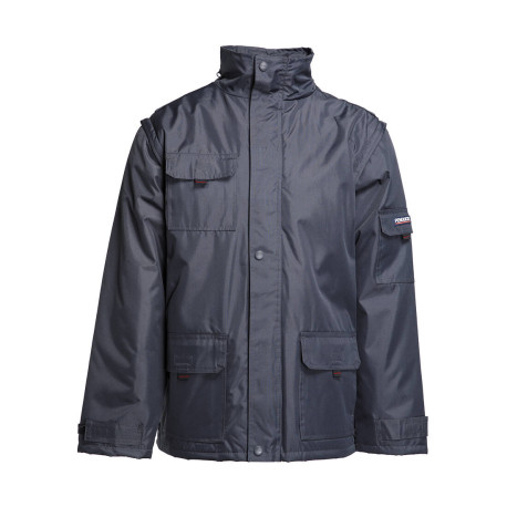 Veste doublée manches amovibles vierge ou à personnaliser