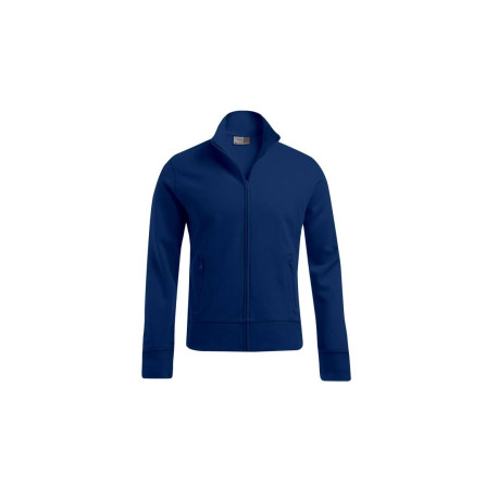 Sweat homme grand zip vierge ou à personnaliser