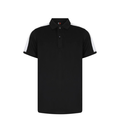 Polo stretch contrasté enfant vierge ou à personnaliser