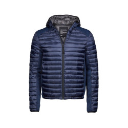 Doudoune capuche Crossover homme vierge ou à personnaliser - Express et pas cher