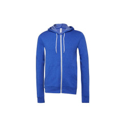 Sweat capuche zippé unisexe vierge ou à personnaliser