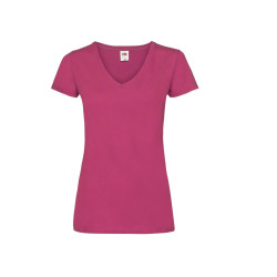Tee-shirt col V femme valueweight vierge ou à personnaliser - Express et pas cher