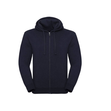 Sweat capuche zippé & chiné homme personnalisé