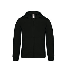 Sweat capuche zippé enfant vierge ou à personnaliser