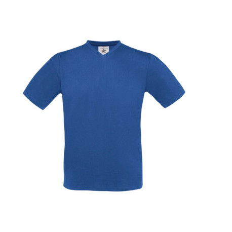 Tee-shirt col V vierge ou à personnaliser - Express et pas cher