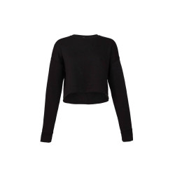 Sweat col rond femme court personnalisé