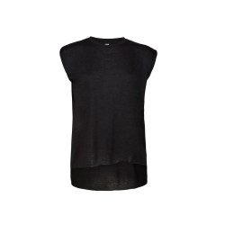 Tee-shirt femme manches roulées personnalisé