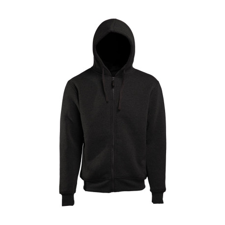 Sweat capuche zippé polaire sherpa vierge ou à personnaliser