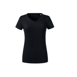 T-shirt organique col V femme vierge ou à personnaliser - Express et pas cher