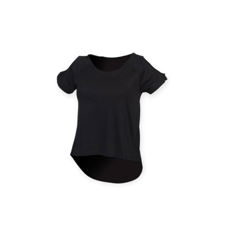 Tee-shirt dos très long vierge ou à personnaliser - Express et pas cher