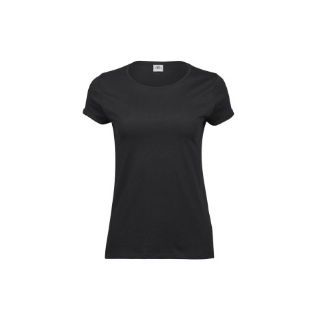 T-shirt manches retroussées vierge ou à personnaliser - Express et pas cher