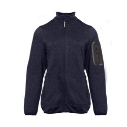 Veste polaire tricotée femme vierge ou à personnaliser