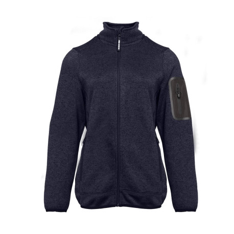Veste polaire tricotée femme vierge ou à personnaliser