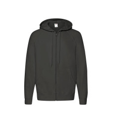 Sweat léger capuche zippé homme vierge ou à personnaliser
